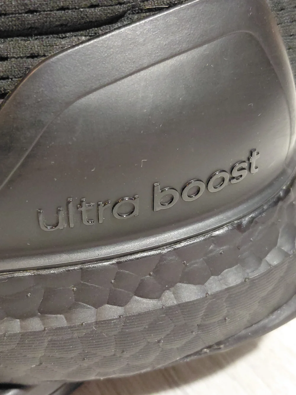 adidas Men’s Ultra Boost 1.0 Athletic Shoes — Black Grey Laces SIZE 12.5